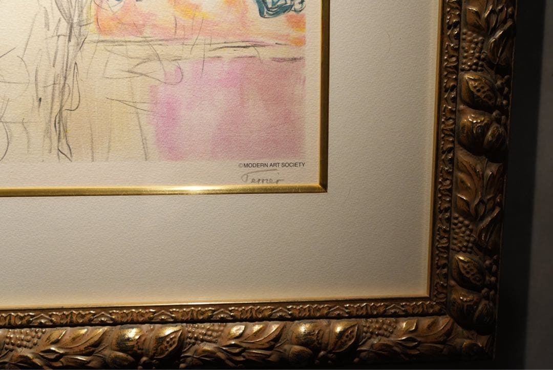 クリムト【リアムンクの肖像III】lithograph直筆サイン