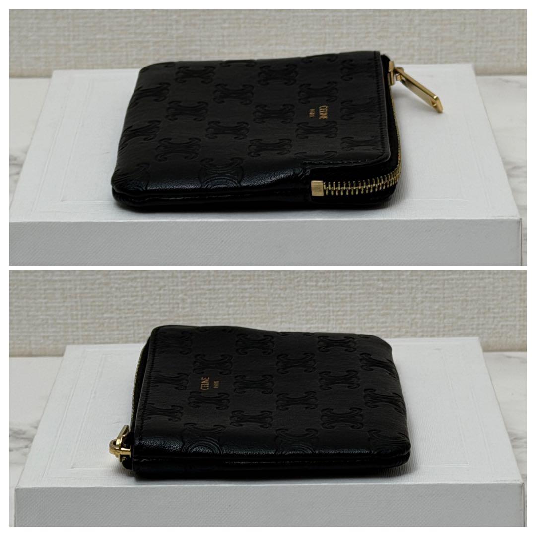 セリーヌ フック付き ＆ カードポーチ ケース ブラック