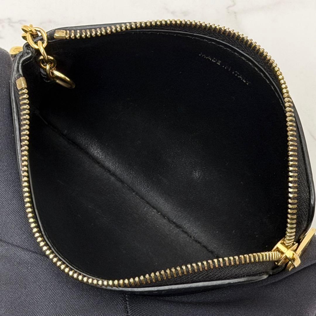 セリーヌ フック付き ＆ カードポーチ ケース ブラック