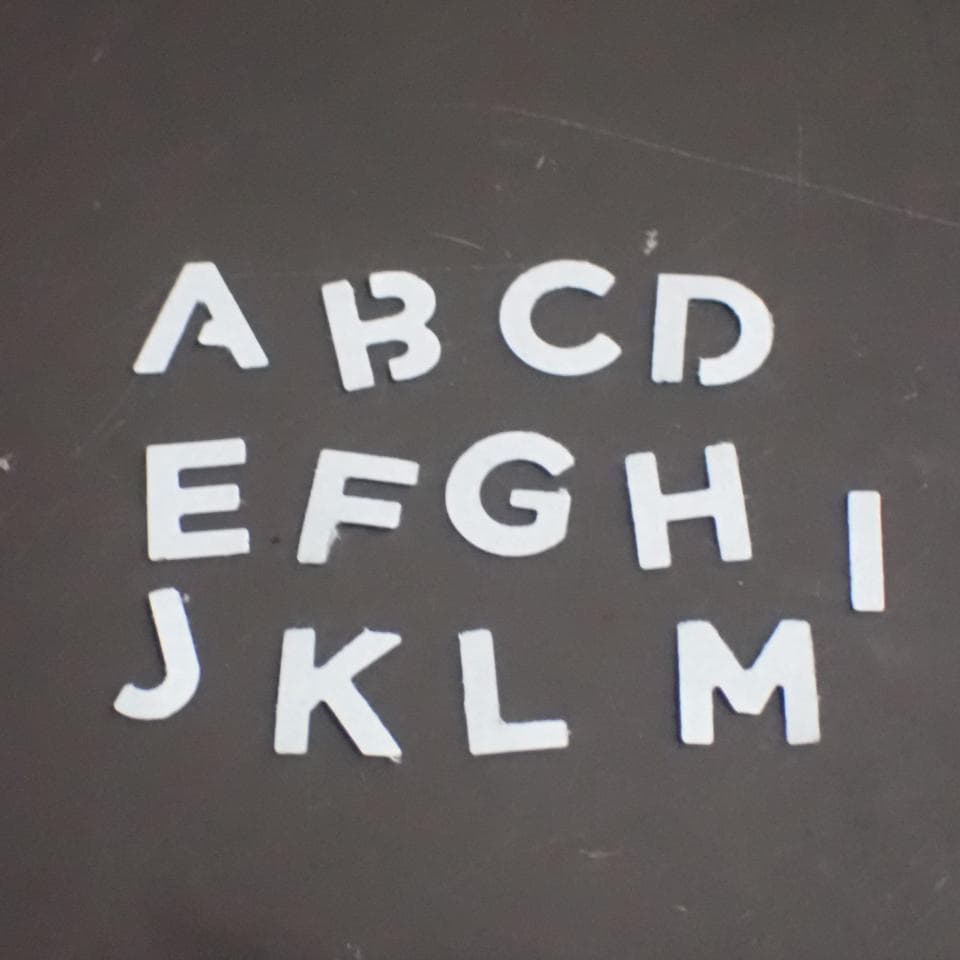 Thank you　ローマ字　英語　クラフトパンチ