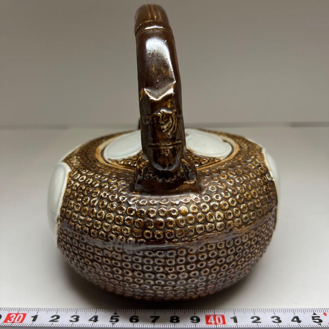 江戸時代　平戸焼　茶注　幅約18.5㎝ 東Y7-1104④トヒチサ