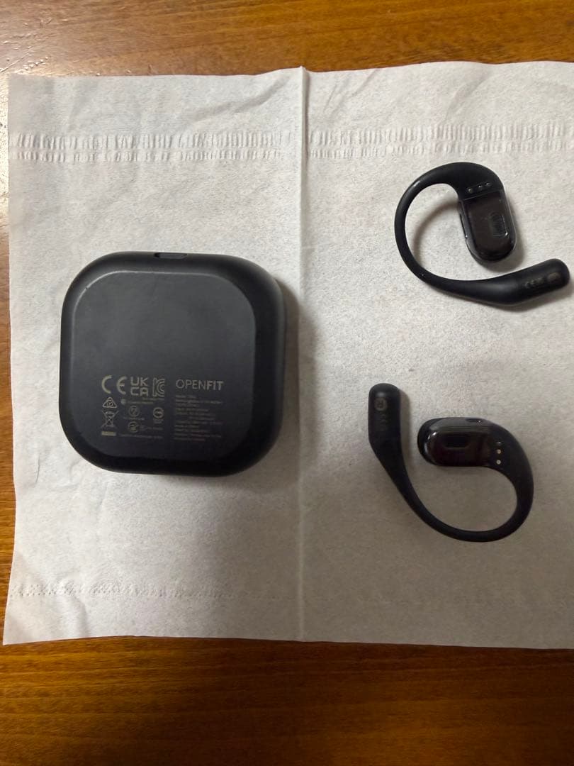 SHOKZ OPENFIT 骨伝導イヤホン ブラック