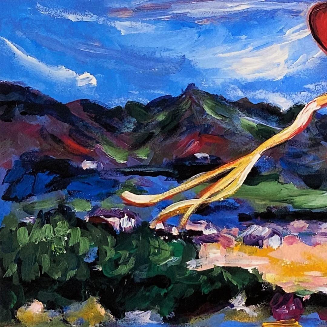 サイードアブデルサイエッド、【仮面】、希少な額装用画集より