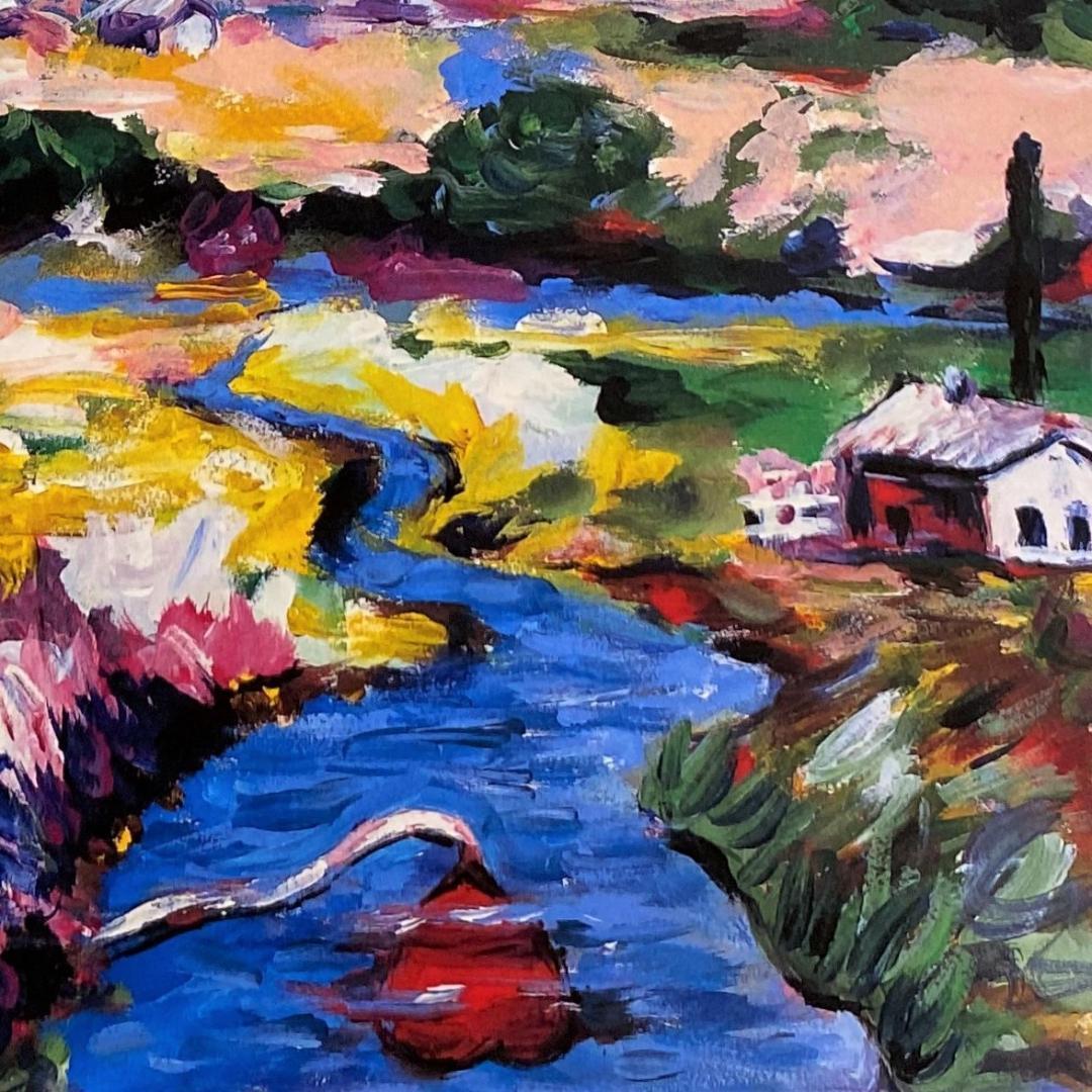 サイードアブデルサイエッド、【仮面】、希少な額装用画集より