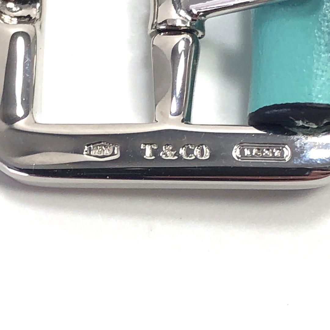 【美品・箱付き】ティファニー／ペット用 アクセサリー レザー 首輪 リボン