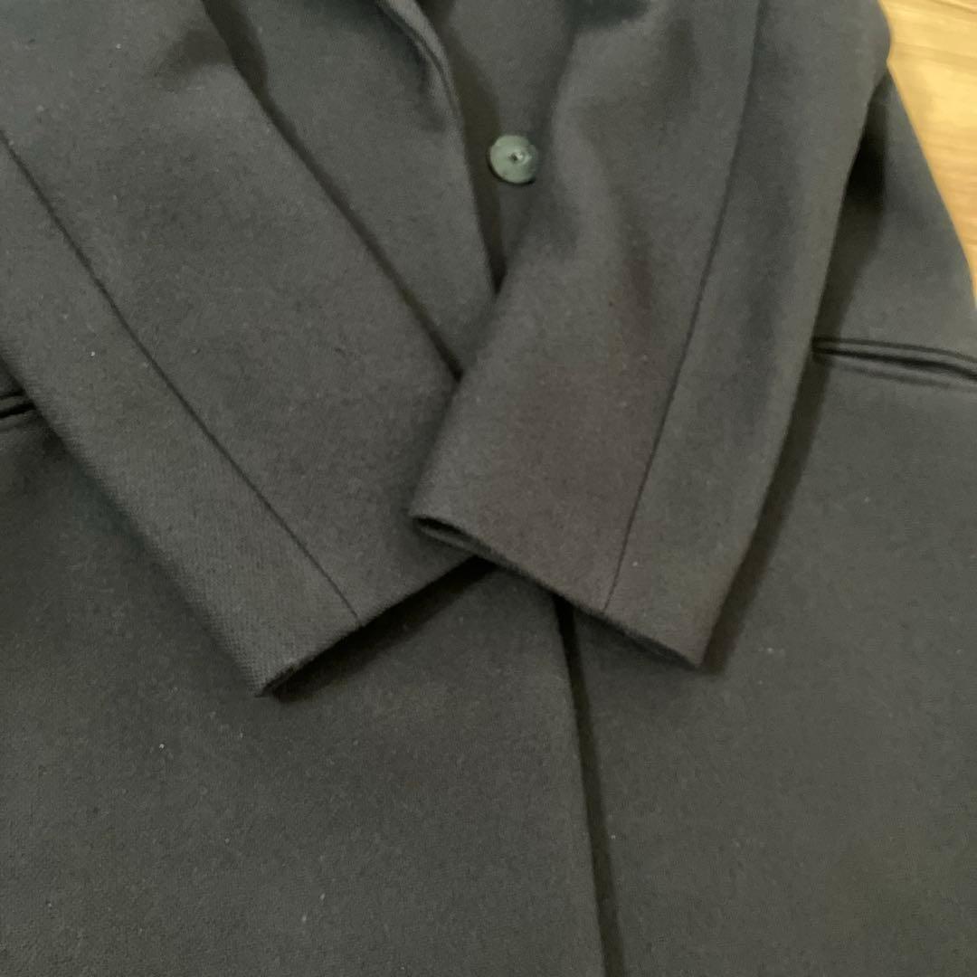 ミューズドゥドゥーズィエムクラス チェスターコート ネイビー　ウール98%