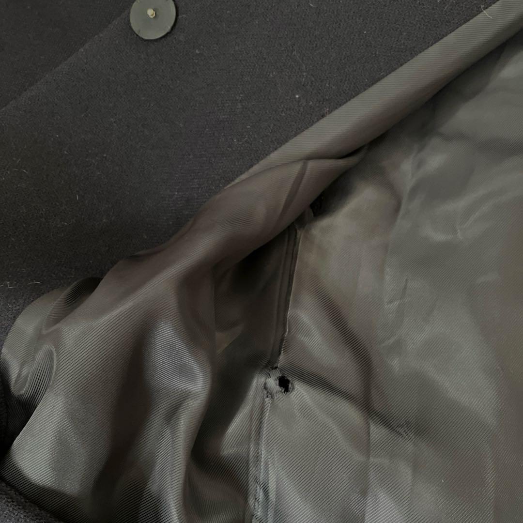 ミューズドゥドゥーズィエムクラス チェスターコート ネイビー　ウール98%