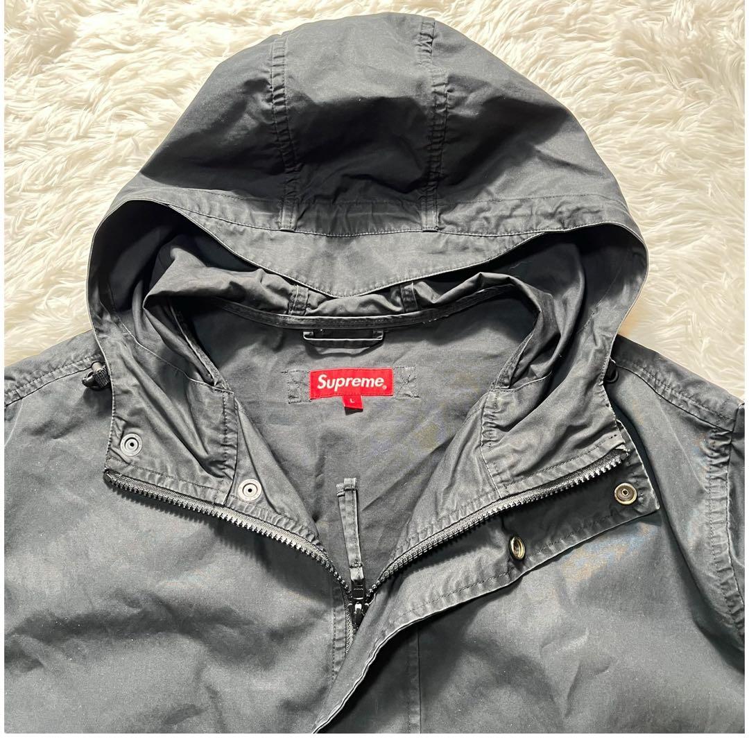 シュプリーム　マウンテンパーカー　ジャケット　ブラック　フード　Lサイズ　189