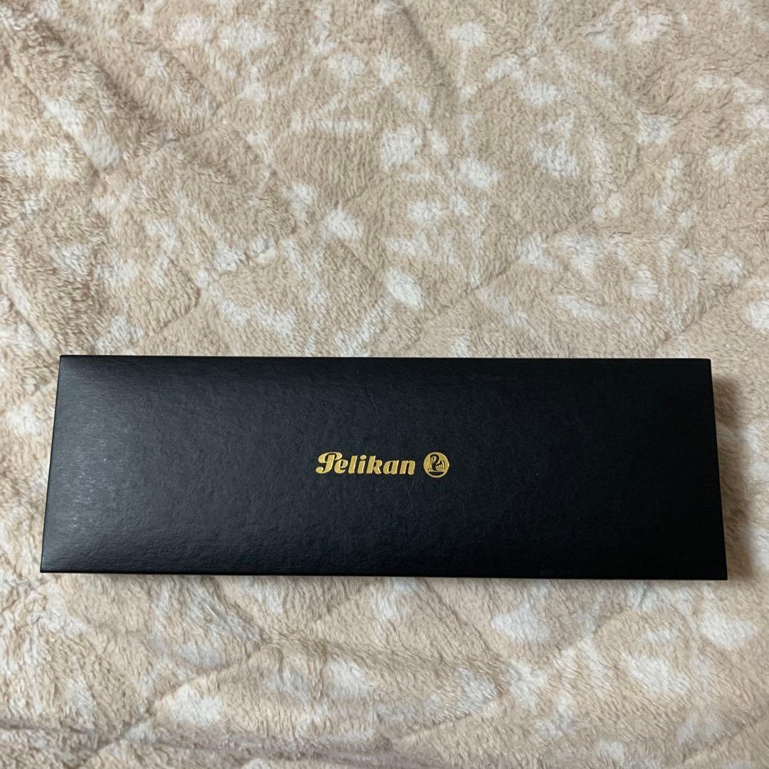 Pelikan 万年筆 黒 金メッキペン先
