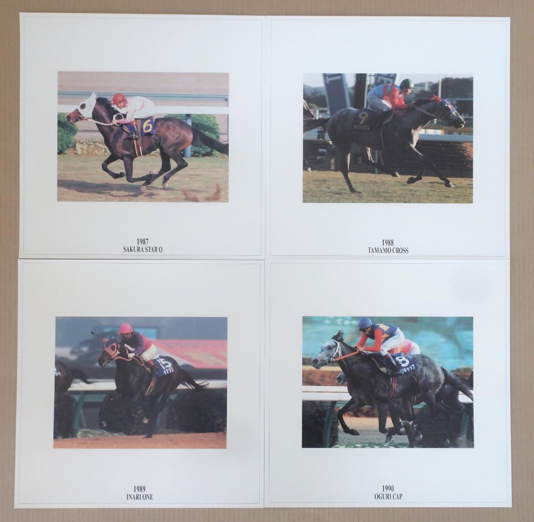 中央競馬(JRA)年度代表馬【1983年度～1998年度】写真16枚セット