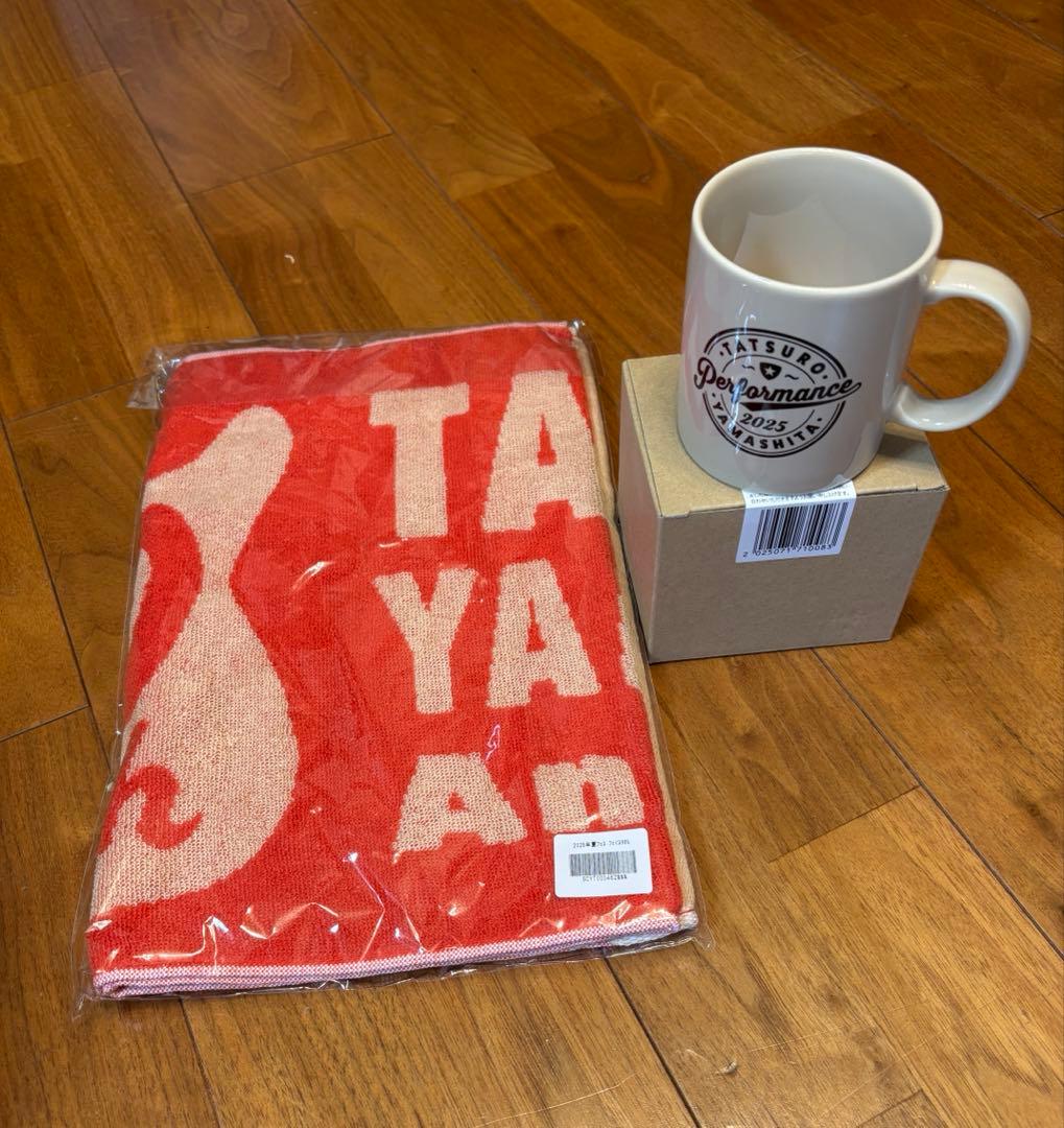 山下達郎　2025フジロック &ツアーグッズ50周年タオル&マグカップ