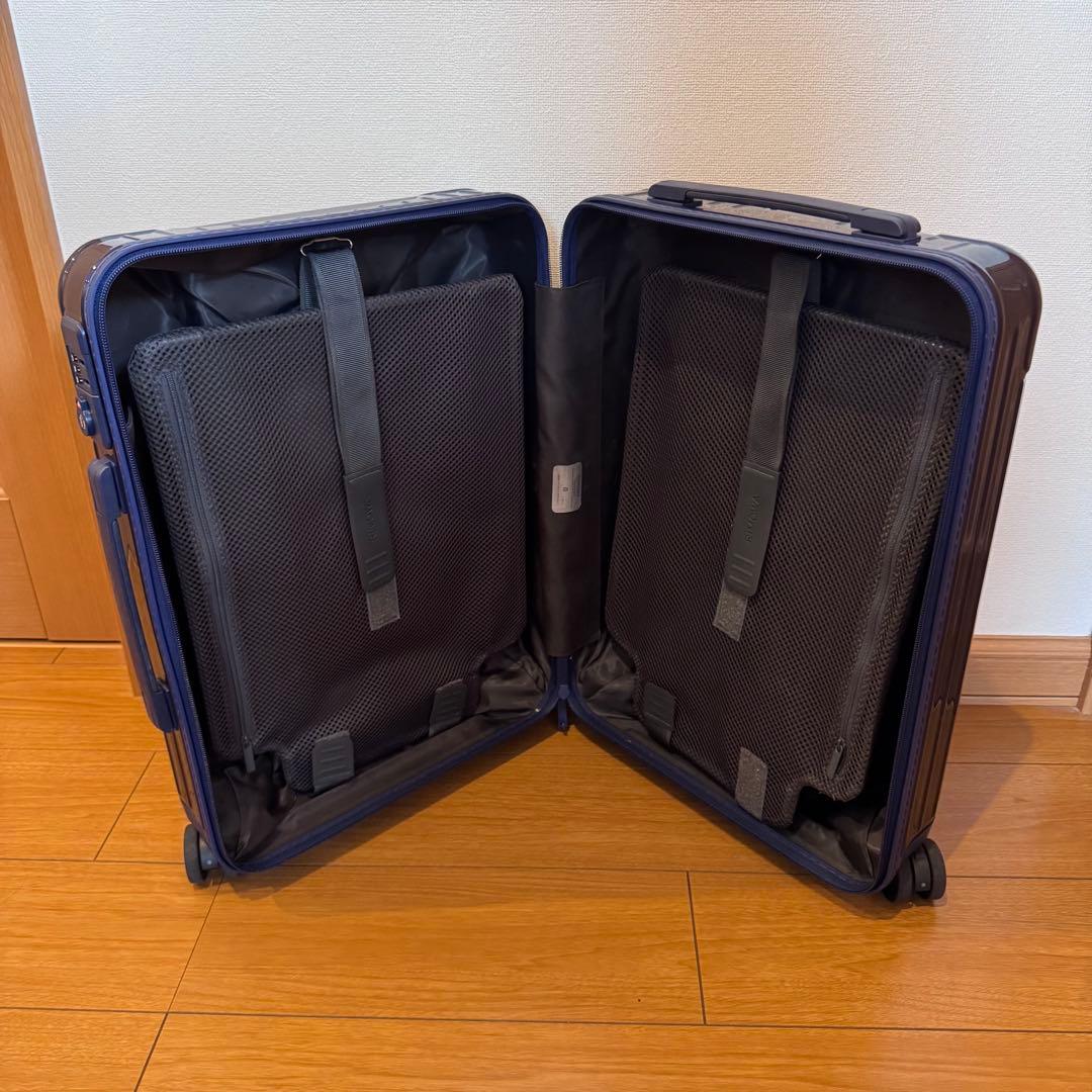 リモワ RIMOWA エッセンシャル キャビンS グロスブルー 34L 4輪