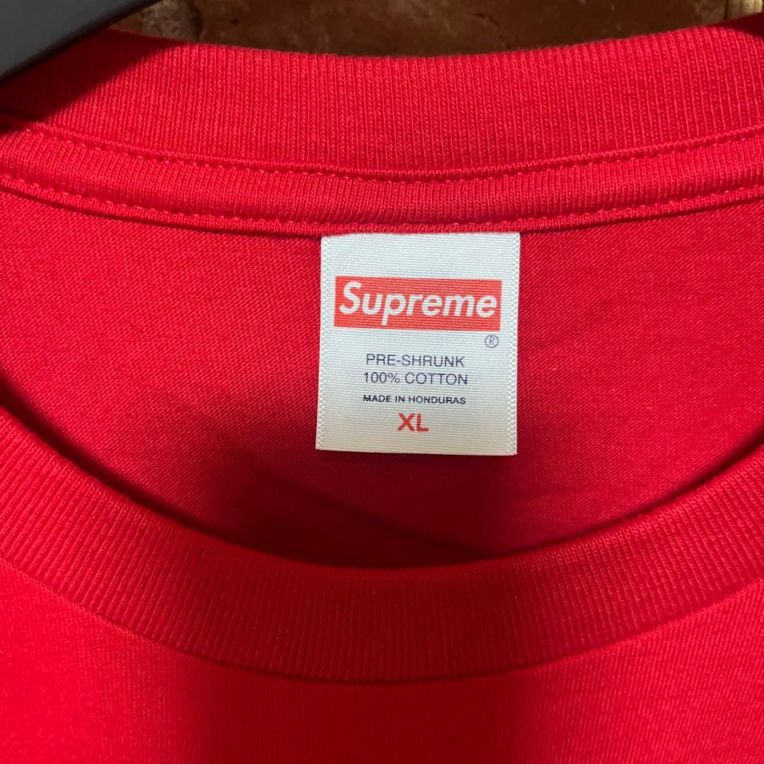 新品Supreme Split Tee Red