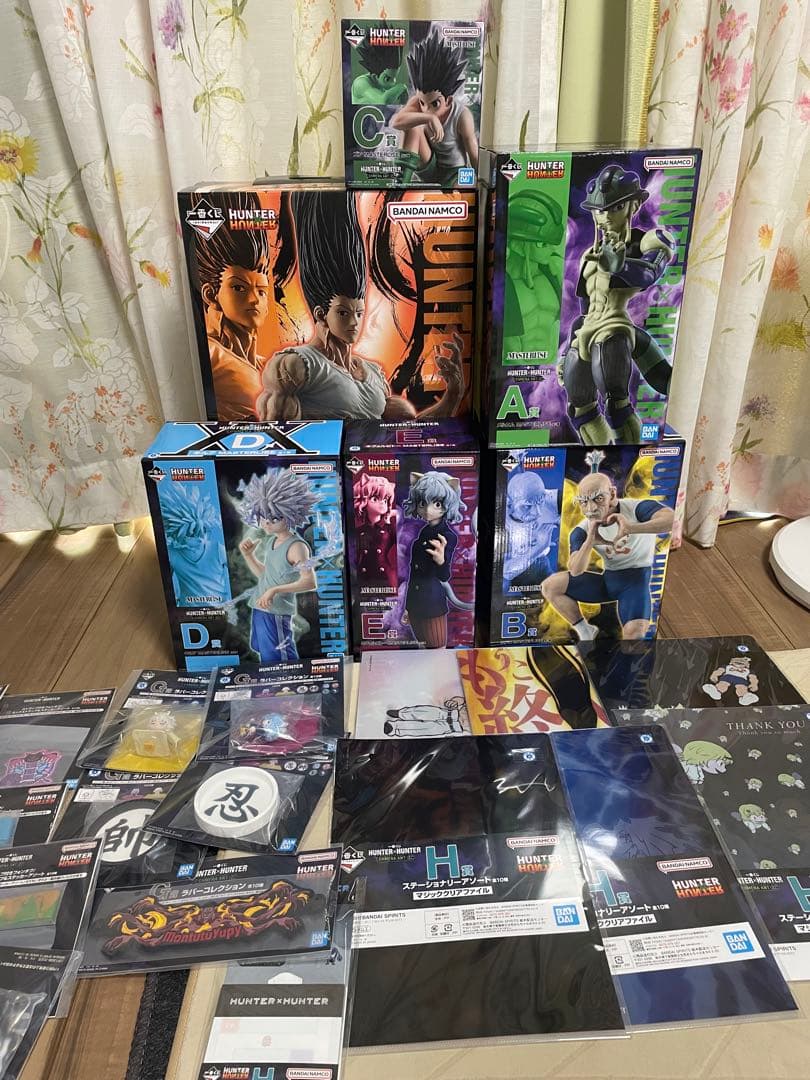 新品　ラストワン含　一番くじ　ハンターハンター　 上位賞フィギュア　コンプセット