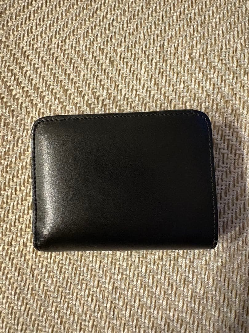 CELINE 二つ折り財布 黒 ゴールドロゴ