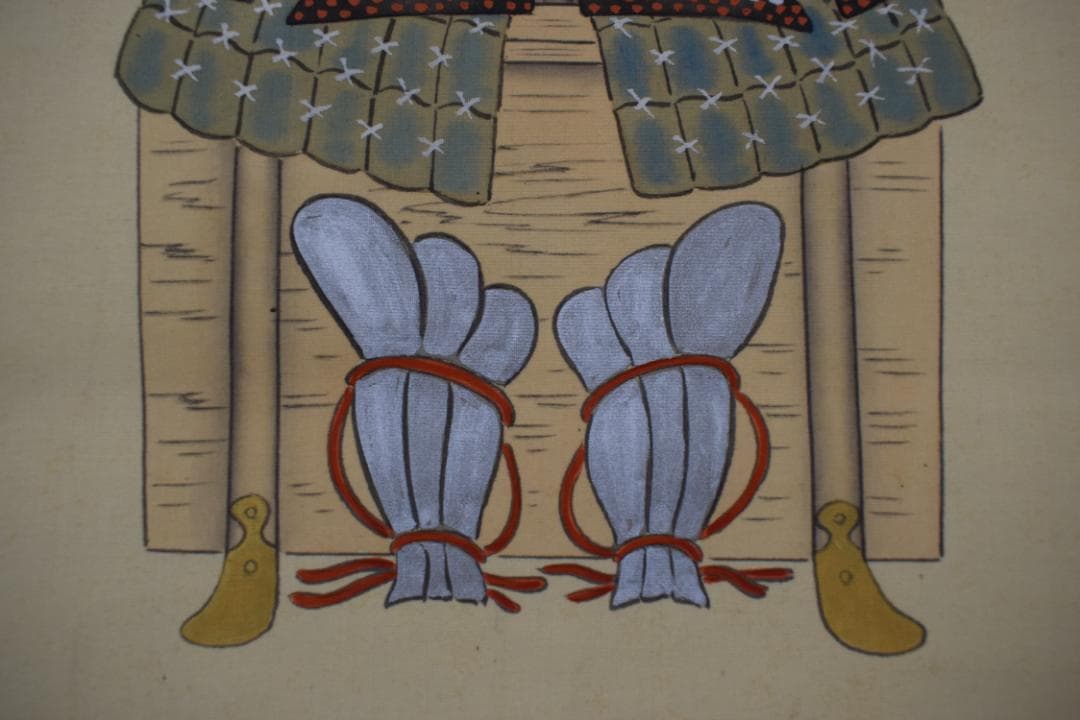 【真作】香峰/具足之図/鎧之図/掛軸☆宝船☆Y-932　JM