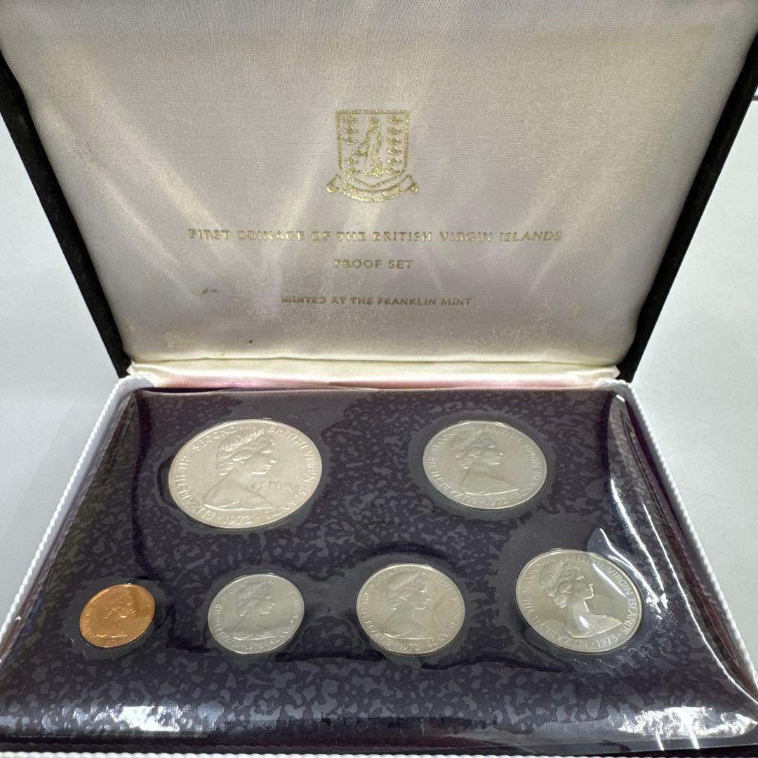 1973年 ブリティッシュバージンアイランド 記念硬貨セット