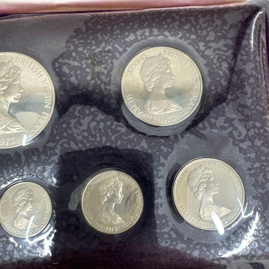 1973年 ブリティッシュバージンアイランド 記念硬貨セット