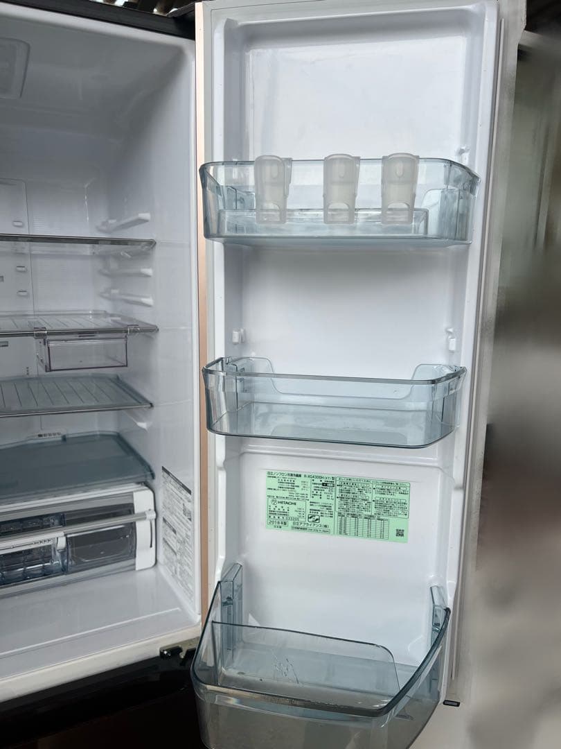 ひ*ょ様 【O-1427】HITACHI 日立 ノンフロン冷凍冷蔵庫 R-XG4