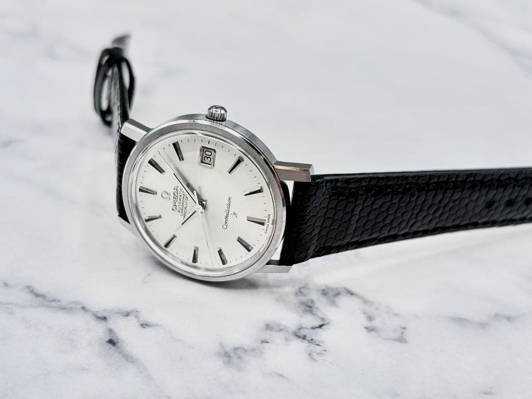 【極美／OH済】オメガ コンステレーション クロノメーター 自動巻き 純正尾錠付