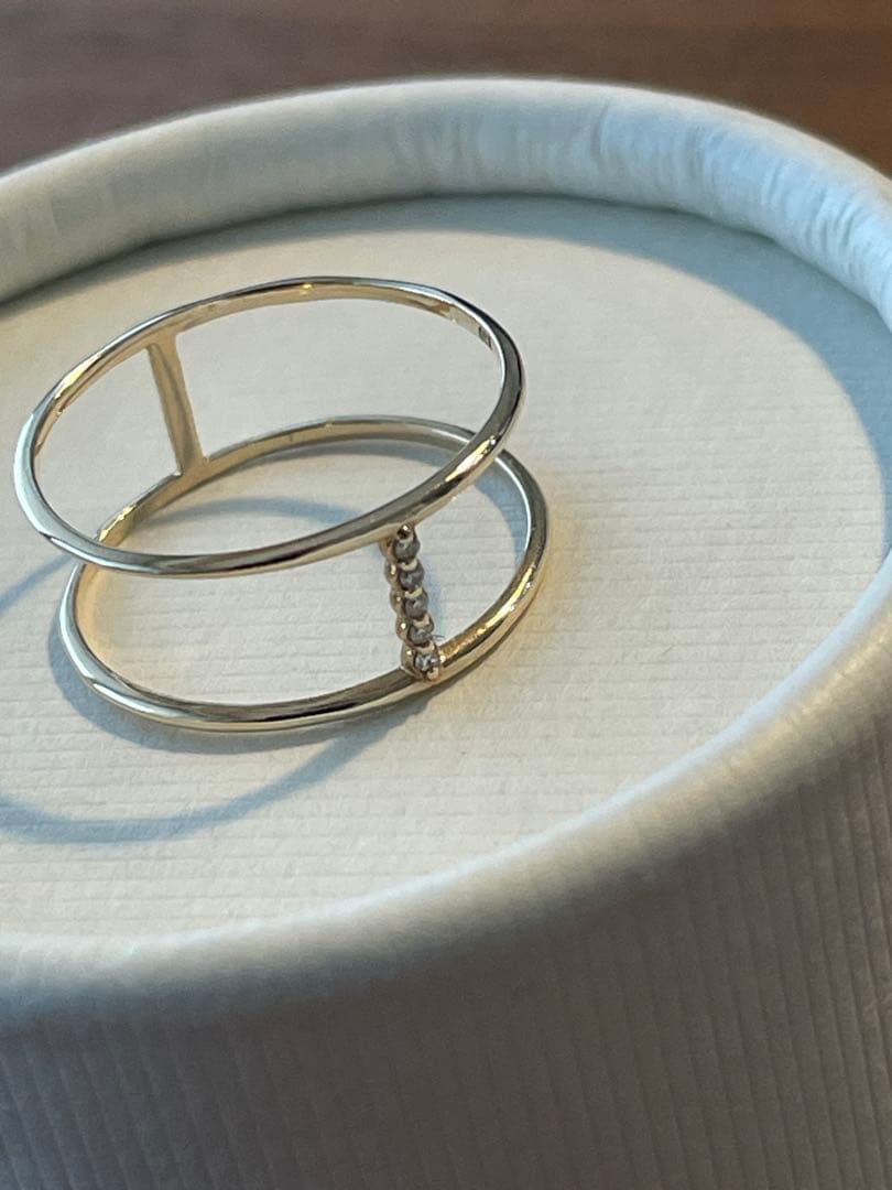 cui-cui k10ダイヤリング　#13 13号　ダイヤモンド　指輪