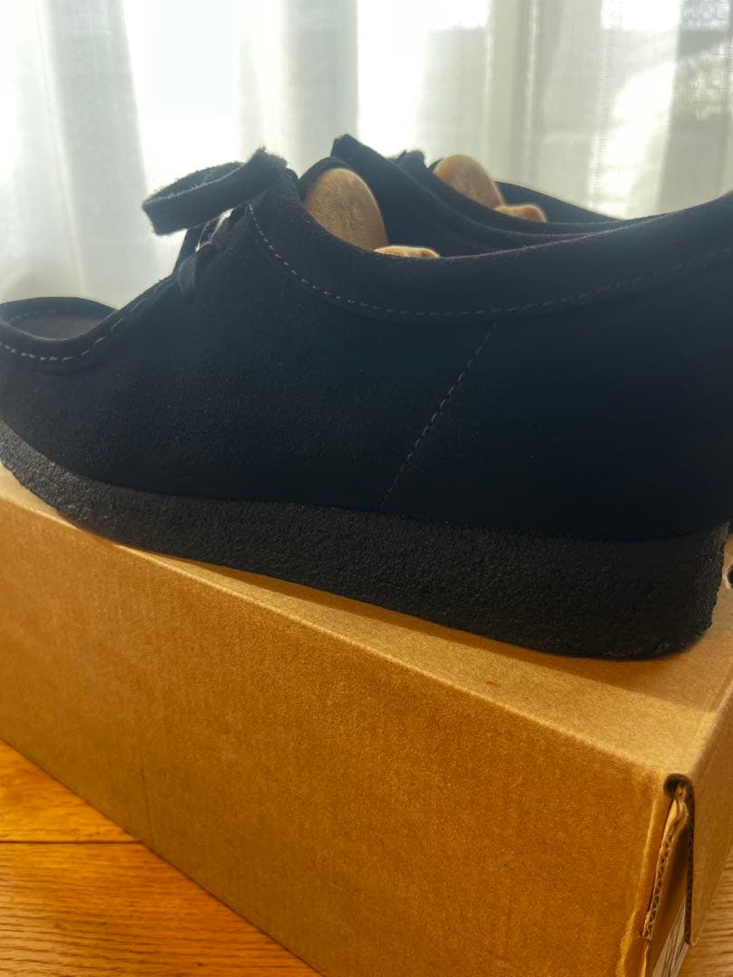 【美品】CLARKS ワラビー ブラック 26cm