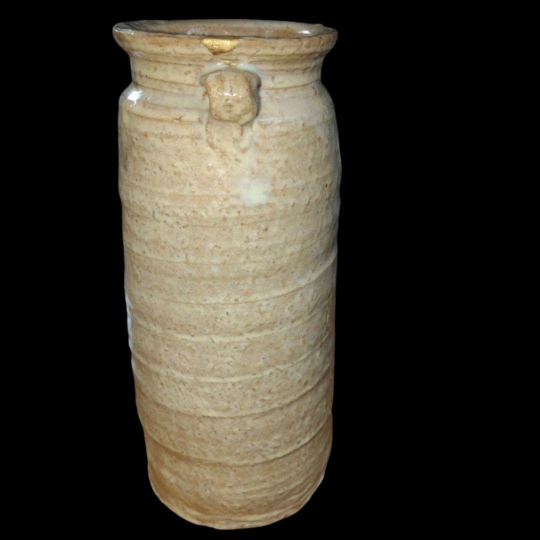 萩焼　志野焼　在銘　花入　花瓶