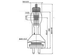 パナソニック スタジオ用ハロゲン電球 JP100V1000WC/G-4
