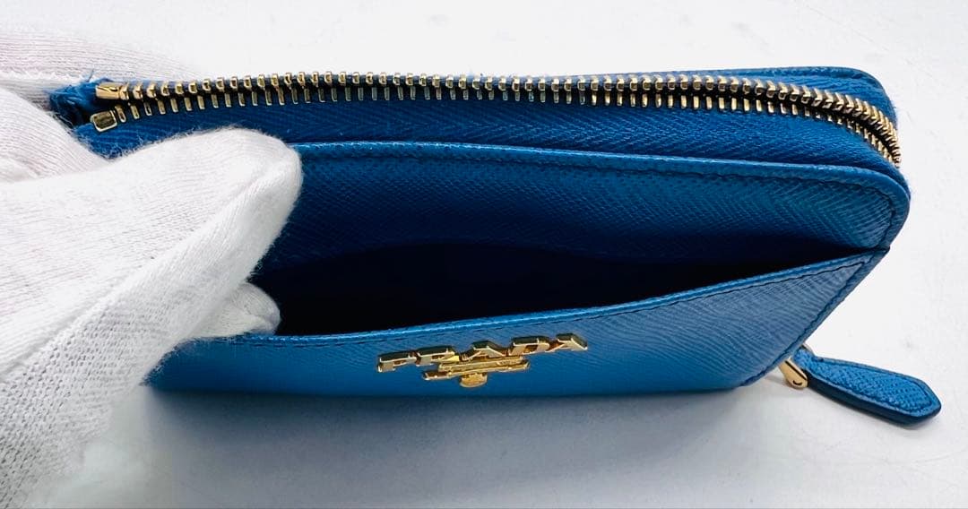 PRADA プラダ キーケース ケース サフィアーノ 1PP122 美品