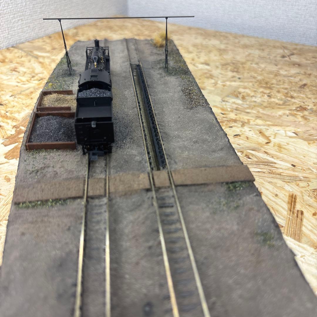 【ケースあり】Nゲージ対応蒸気機関車撮影ベース 機関区ピット付き