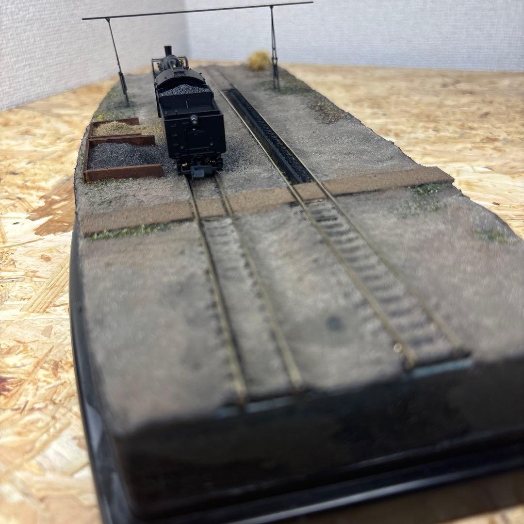 【ケースあり】Nゲージ対応蒸気機関車撮影ベース 機関区ピット付き