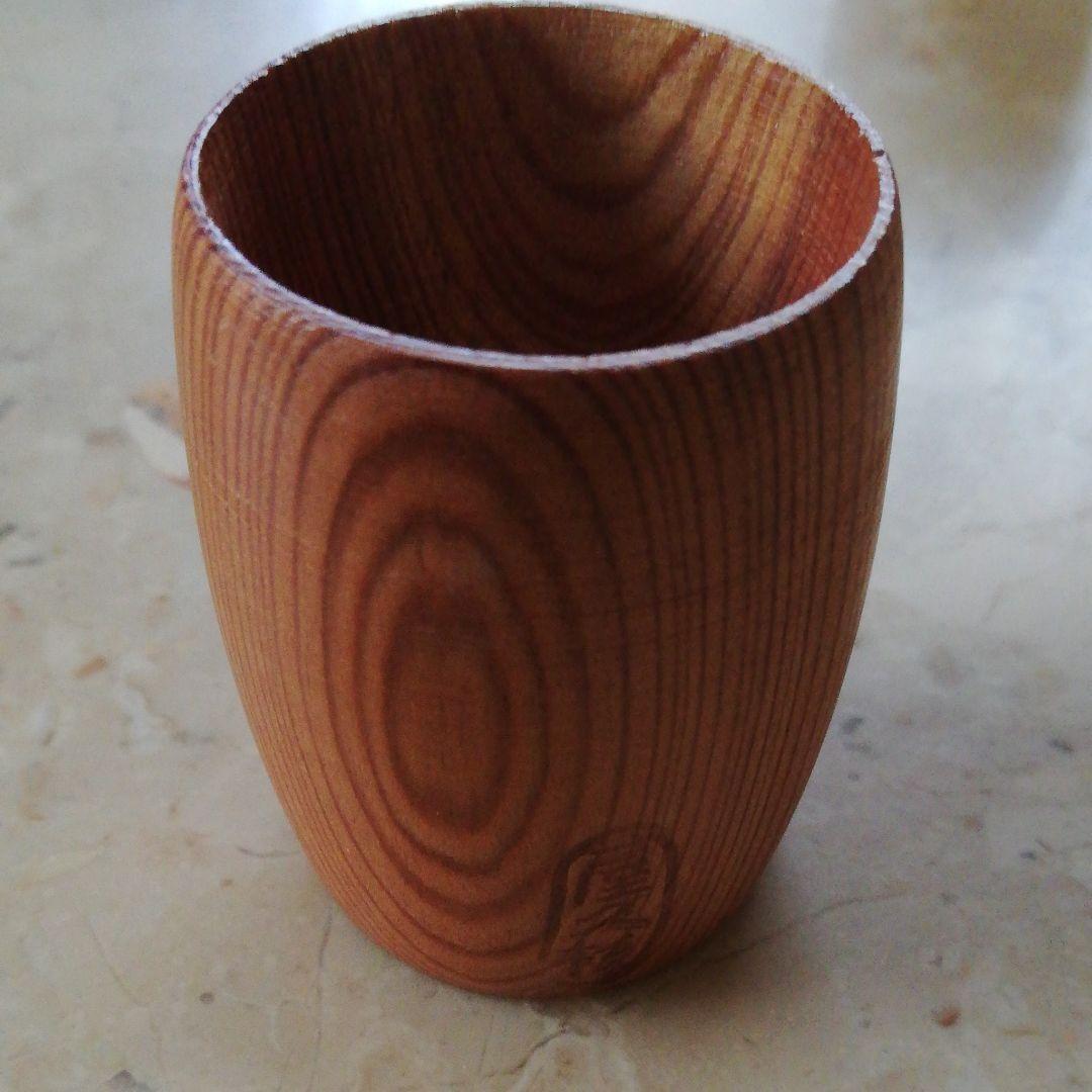 屋久杉のひょうたん徳利と屋久杉のおちょこ