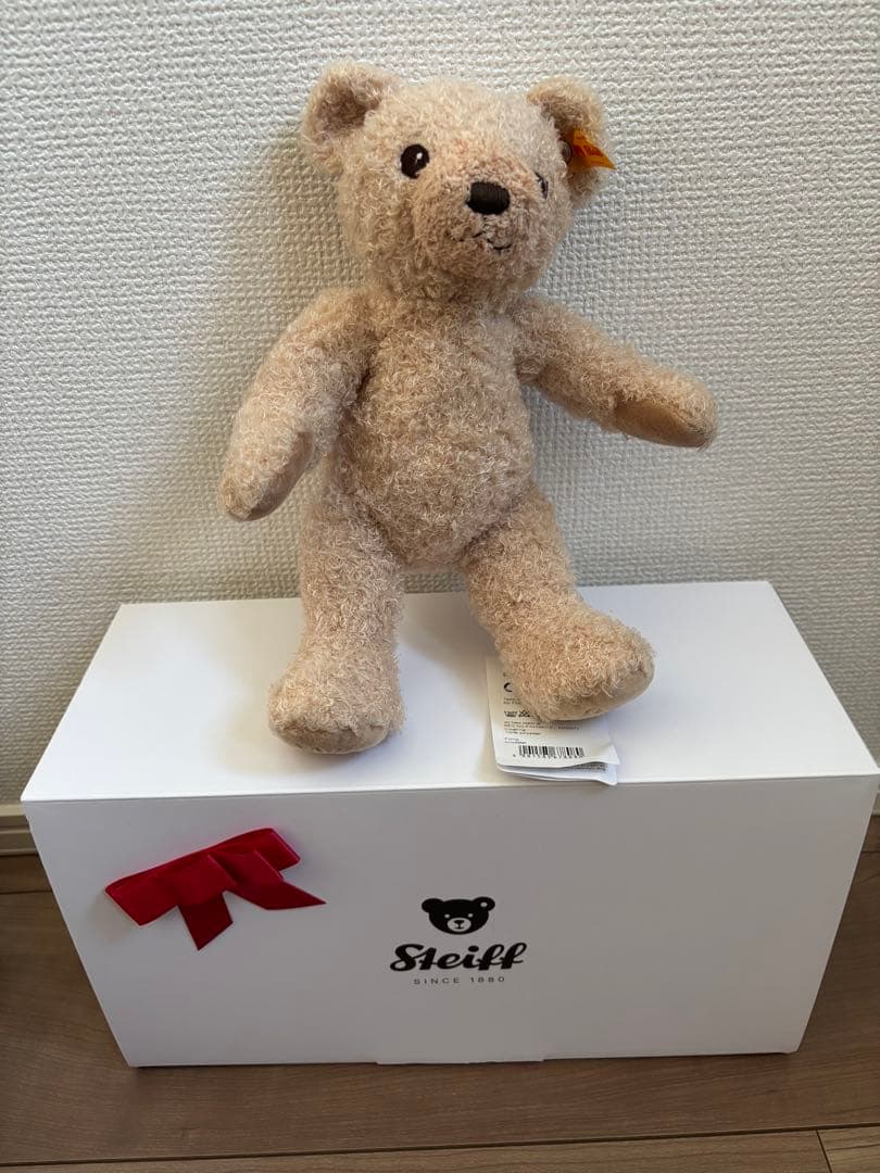 Steiff くま ぬいぐるみ ファーストトイ ベルネット限定