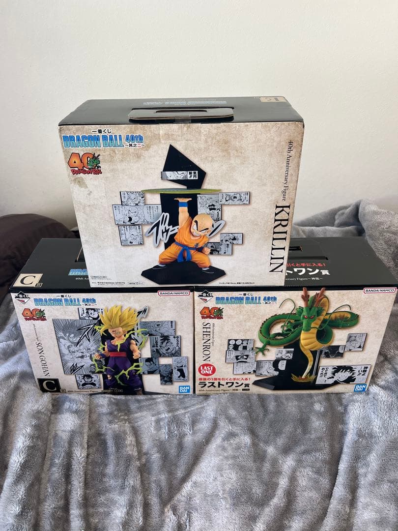 ドラゴンボール 一番くじ 40周年 C賞 孫悟飯 E賞 クリリン ラストワン賞