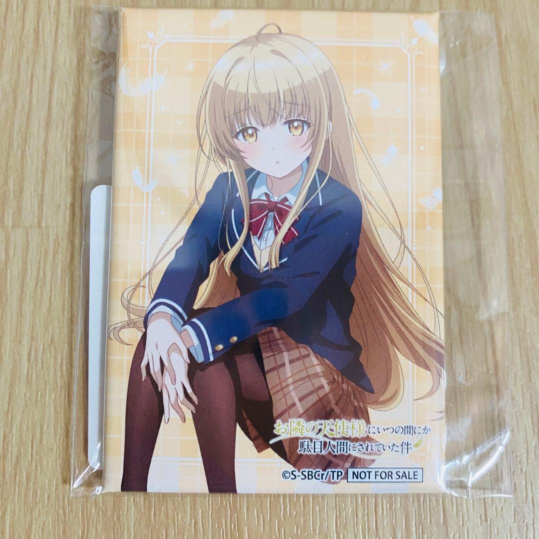 Wチャンス賞 当選品 スクエア缶バッジ 冬服制服 A 椎名真昼 DMMスクラッチ