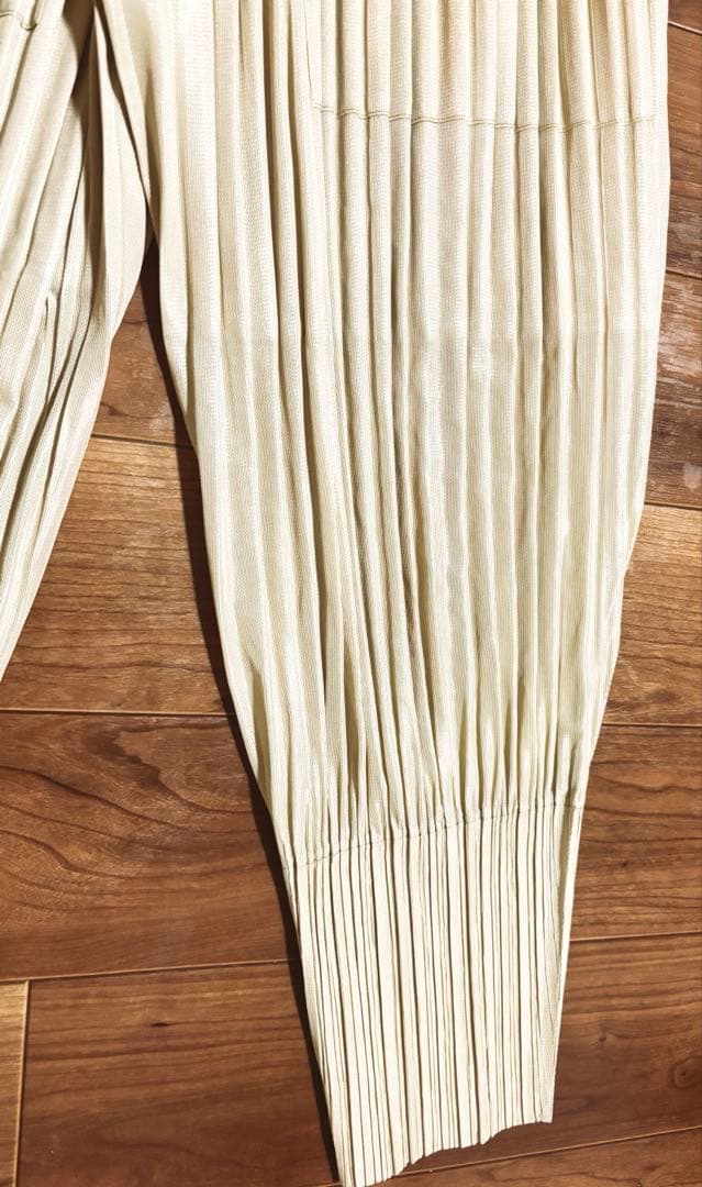 PLATS PLEASE プリーツサルエルパンツ レモンイエロー