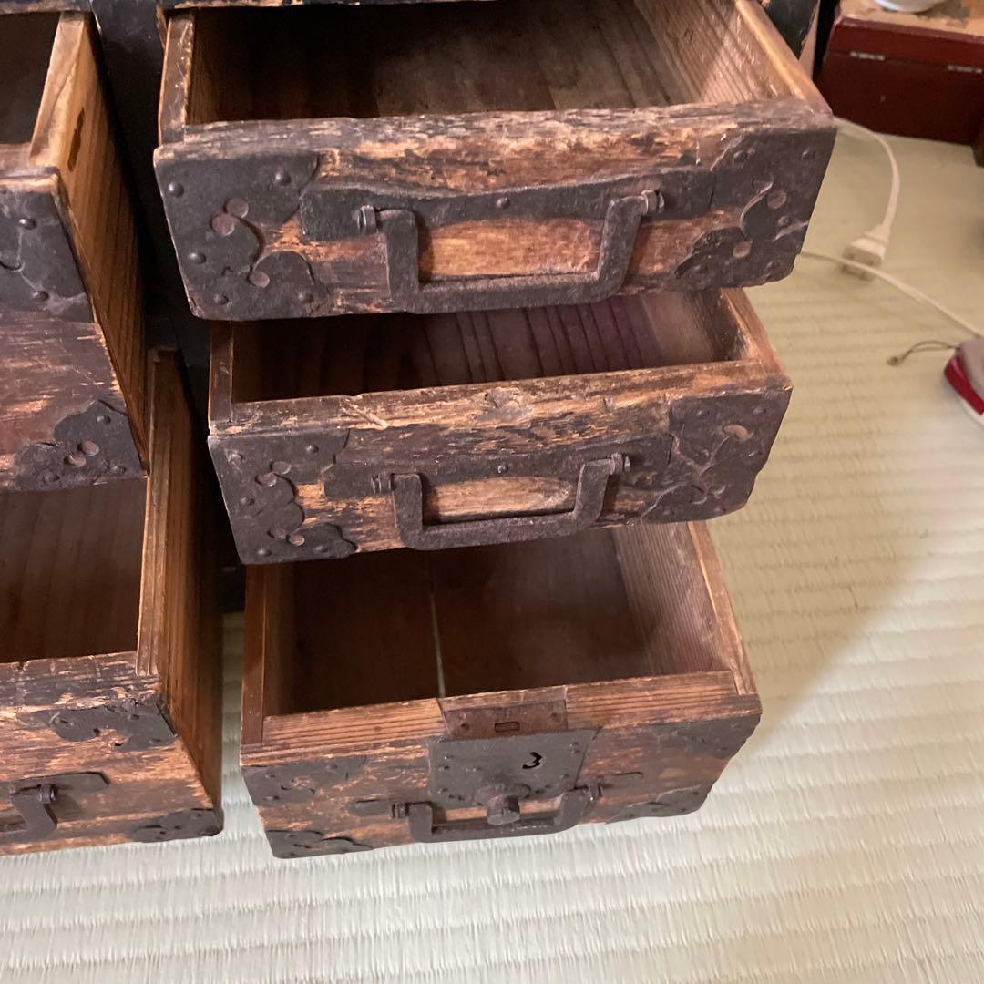 木製アンティーク　時代物　箪笥 タンス　骨董品