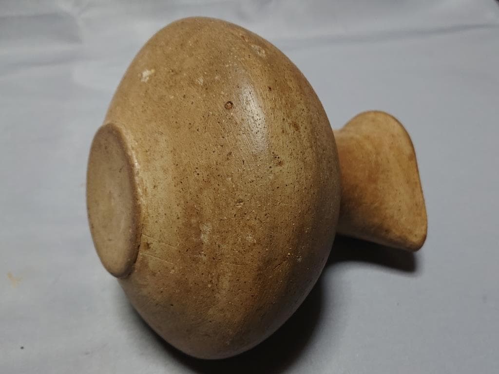 コレクター収集品　イラン　ギーラン　研磨土器　手付水差