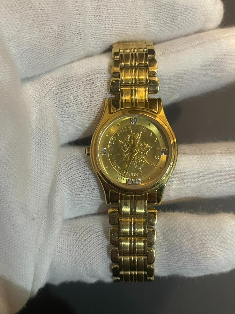 ELGIN エルジン　腕時計　メイプルリーフ　金貨　SK-148-C