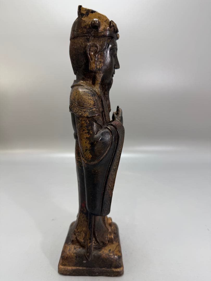 中国 古銅 人物 置物 骨董品 古美術