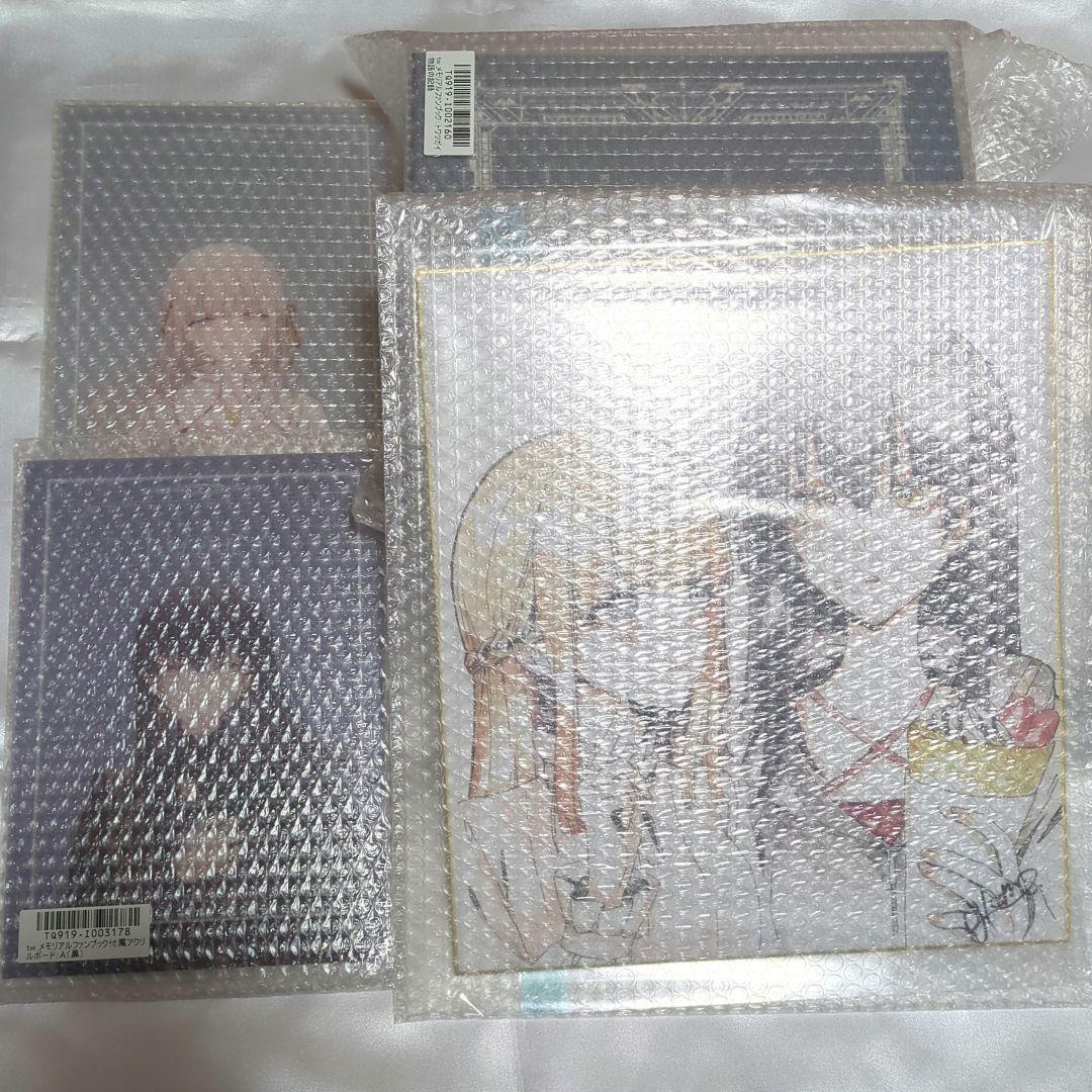 トワツガイ 描き下ろし 色紙 メモリアルファンブック アクリルボード 運命