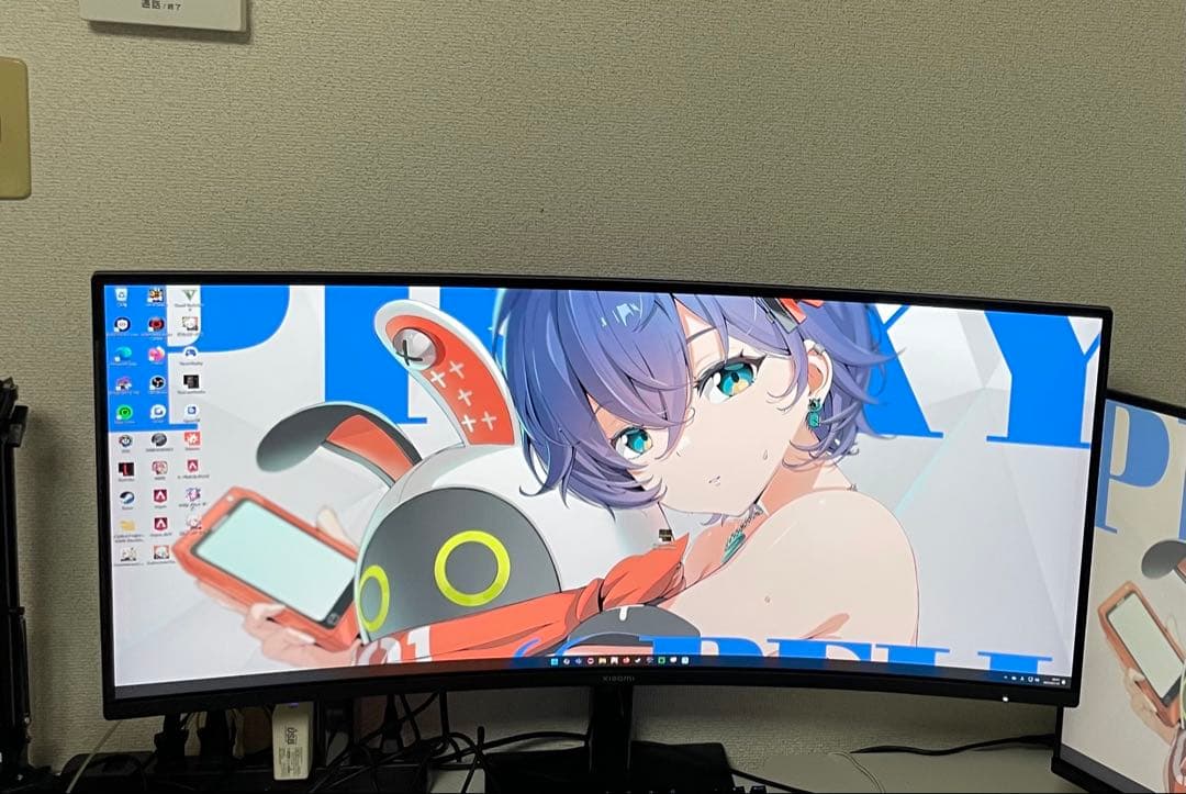 Xiaomi 曲面 ゲーミングモニター G34WQi 34インチ UWQHD