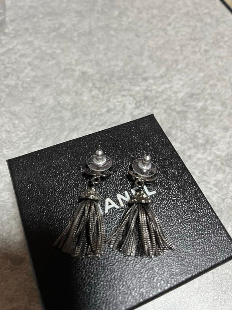 CHANEL シャネル 01P フリンジピアス