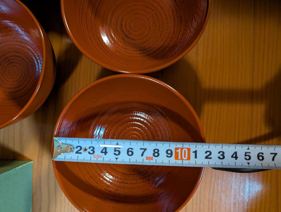 即発送☆未使用品　京の漆芸 象彦 よろず椀 朱 五客