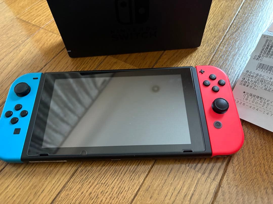 Nintendo Switch 青/赤 本体 ACアダプター付き付属品多数