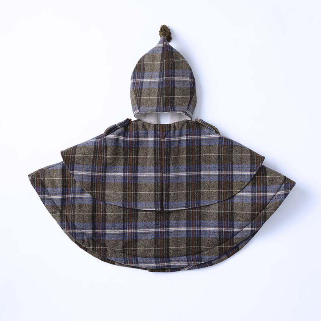 【メルカリ市限定価格】MARLMARL ポンチョ コート ホリデー限定チェック