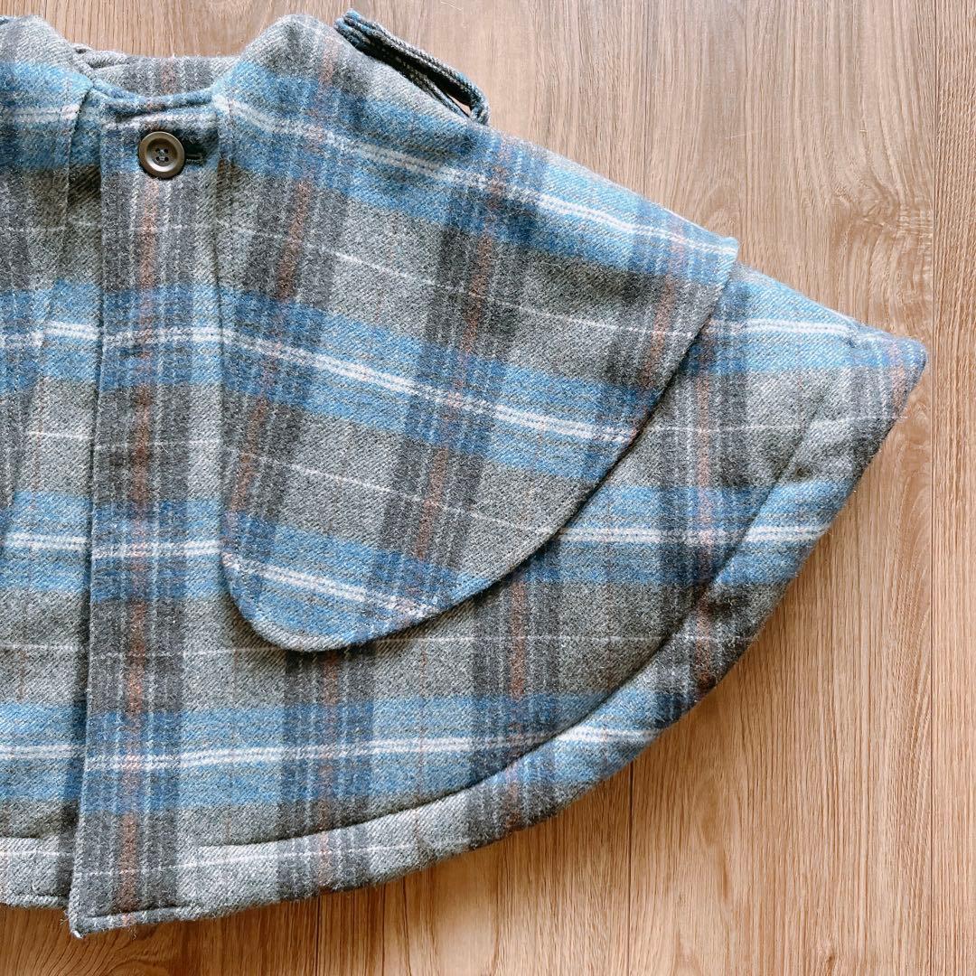 【メルカリ市限定価格】MARLMARL ポンチョ コート ホリデー限定チェック