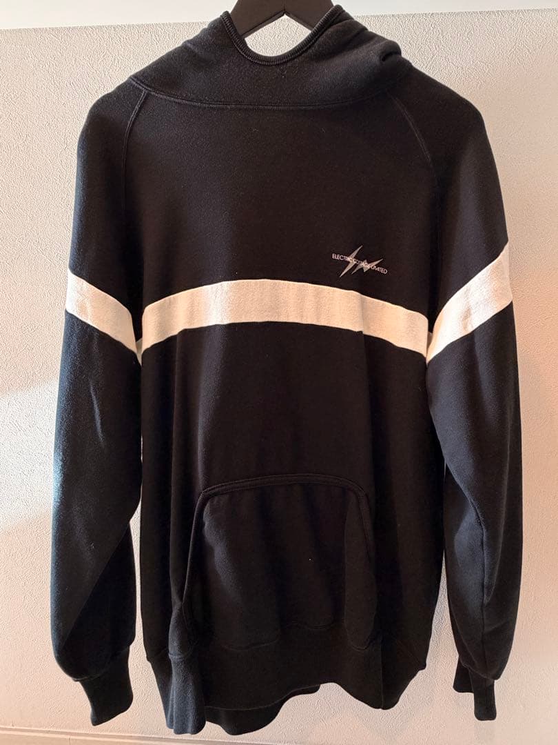 ELECTRIC COTTAGE パーカー 黒/白