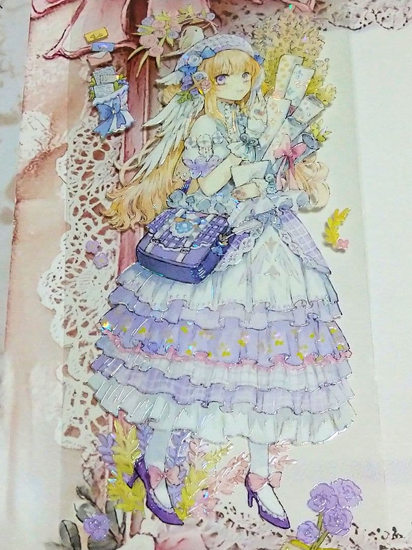 ✩完売御礼✩J1695＃天际信使(贝壳光)Shine切り売り海外人物マステ女の子