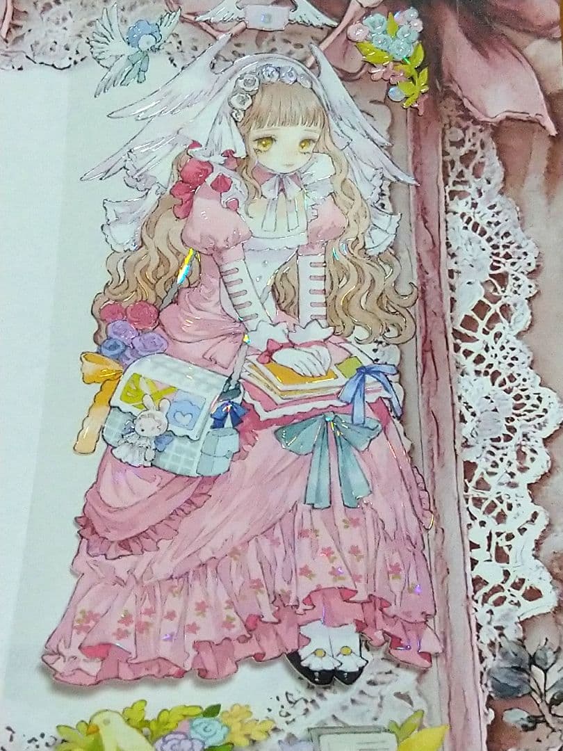 ✩完売御礼✩J1695＃天际信使(贝壳光)Shine切り売り海外人物マステ女の子